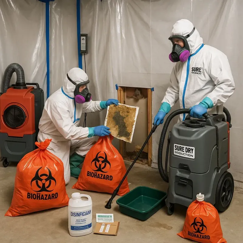 Contaminated Water Handling Protocols process in Mammoth, AZ