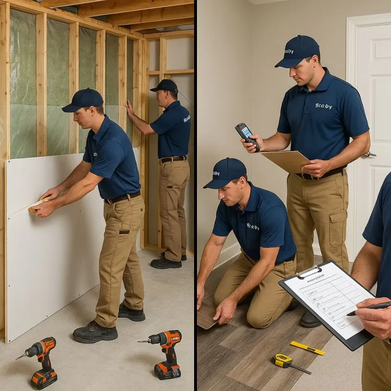 Repairs and Reconstruction process in Mammoth, AZ